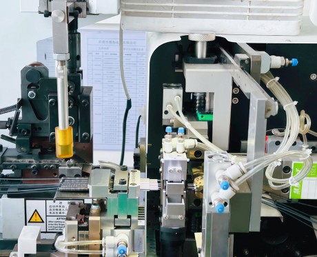 六线打端沾锡机